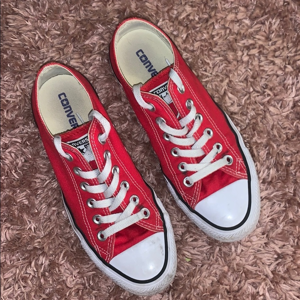 red low top converse